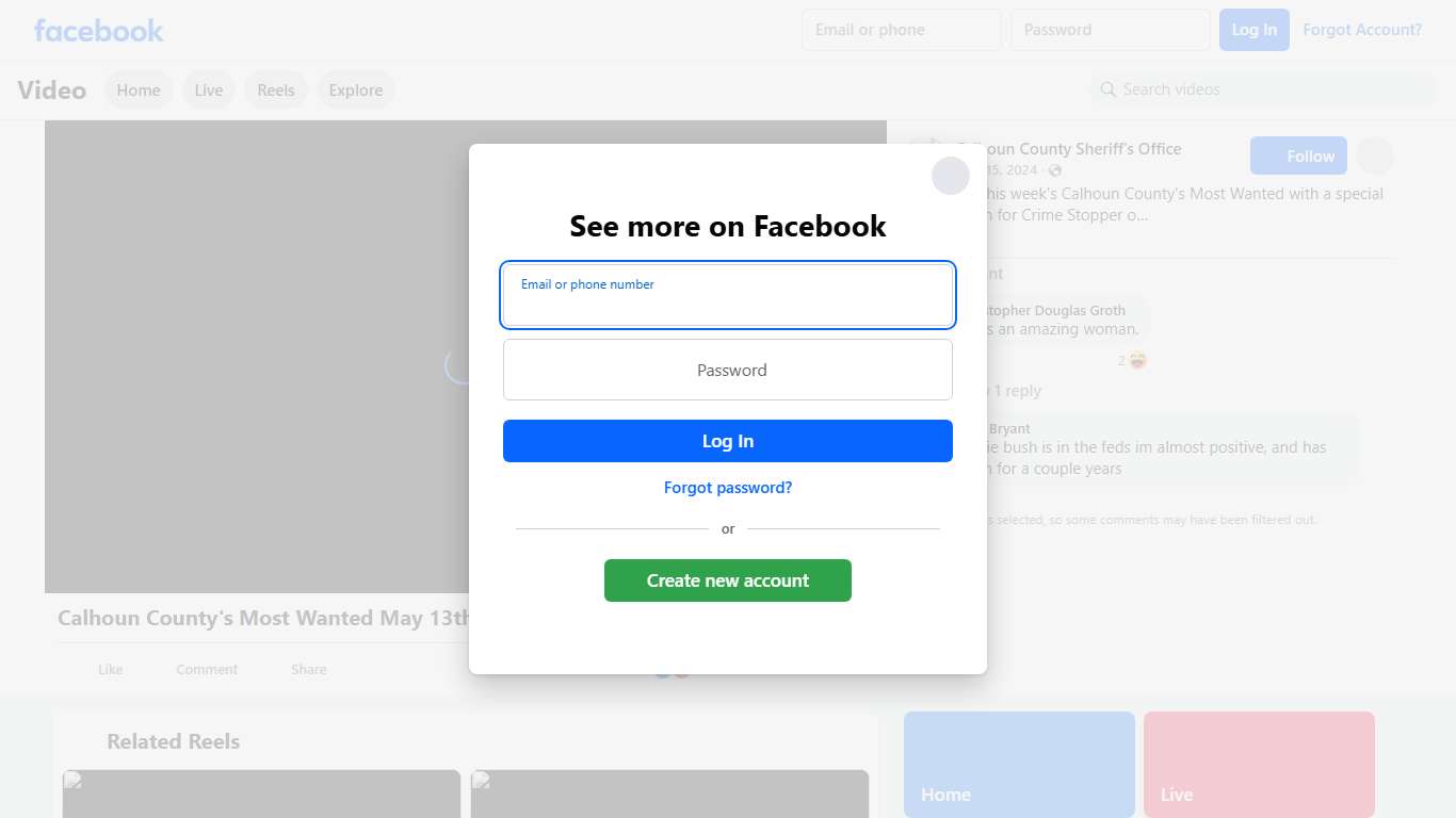 Join us for this week's Calhoun County's Most Wanted with a special presentation for Crime Stopper of the Year for Deputy Miranda Groth Calhoun County Sheriff's Office Facebook