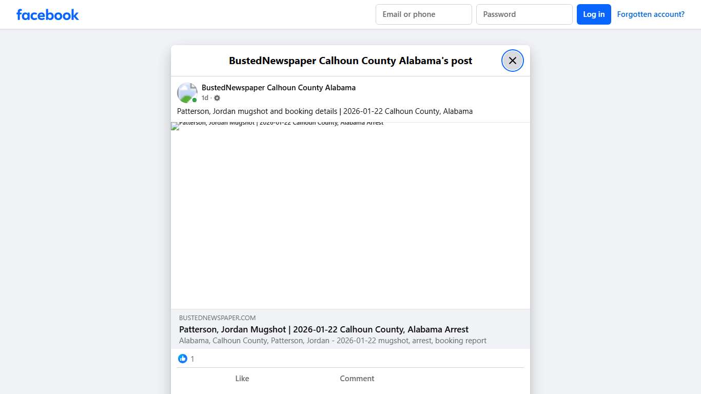 Patterson, Jordan... - BustedNewspaper Calhoun County Alabama Facebook